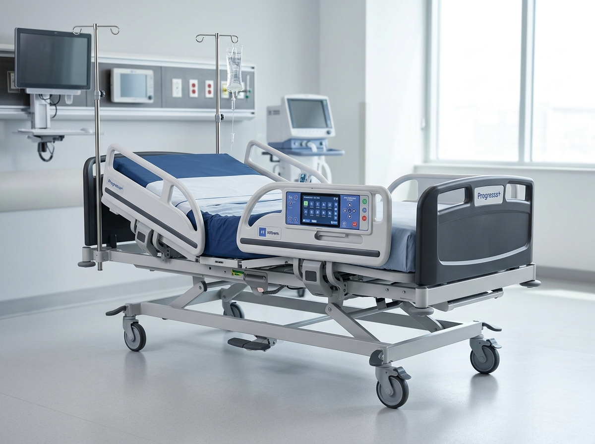 ICU Electric Bed + Ventilator